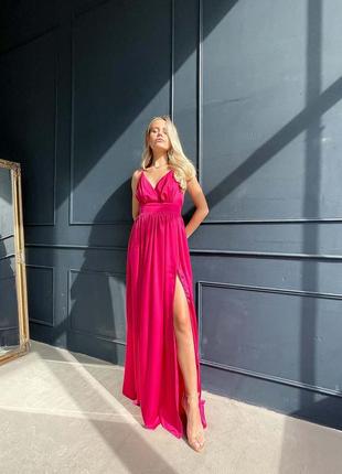 Шовкова сукня максі