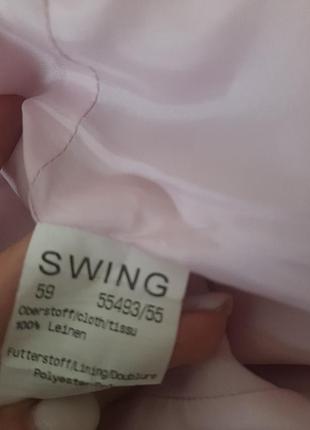 Льняное платье swing 3
