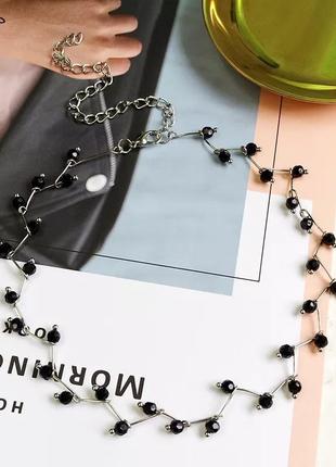 Кольє чокер буси з перлинами намистинами романтичний стильний новий