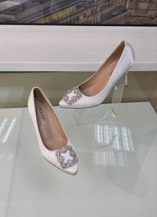 Весільні туфлі в стилі manolo blahnik2 фото