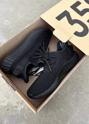 Кроссовки adidas yeezy boost 350 full black