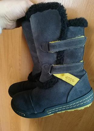 Очень теплые зимние сапоги ecco siberia hydromax, 30 р