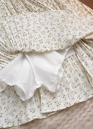 Воздушная шифоновая юбка плиссе2 фото