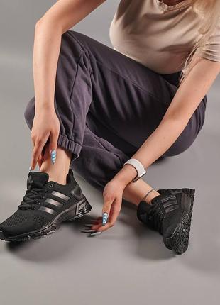 Женские кроссовки сетка летние adidas marathon tr 26 black женккие адидас марафон текстильное летнее