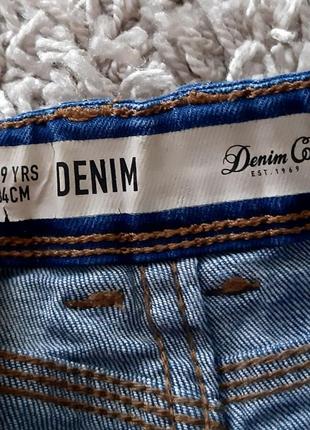 Джинсовые шорты denim co 128-134 размера.5 фото