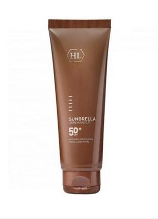 Солнцезащитный крем holy land sunbrella demi make-up spf 50+ с тоном 125ml