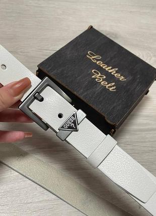 Ремень женский кожаный в стиле guess / ремень женский кожаный в стиле guess