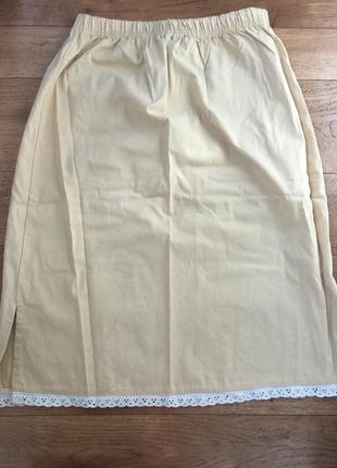 Шикарная юбка италия. итальянская юбка. юбка на резинке. юбка песочного цвета5 фото