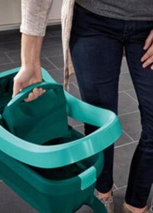 Набор для уборки: швабра + ведро leifheit set profi