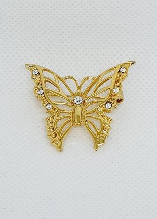 Вінтажна брошка метелик з великобританії.3 фото