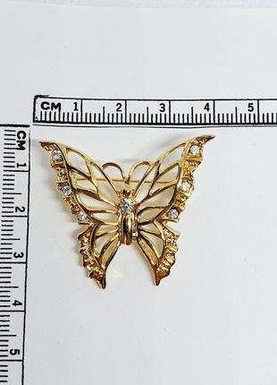 Вінтажна брошка метелик з великобританії.5 фото