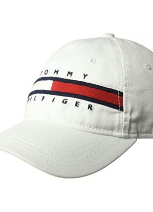 Белая бейсболка tommy hilfiger