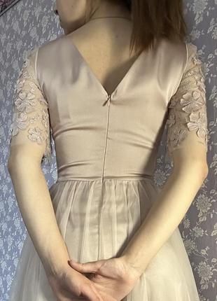 Выпускное фатиновое платье5 фото