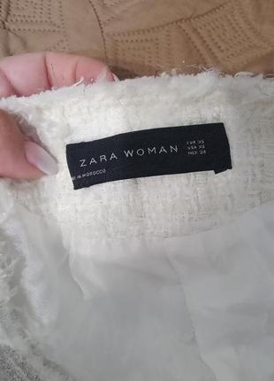 Твідовий стильний піджак 42-44 розмір бренду zara women4 фото