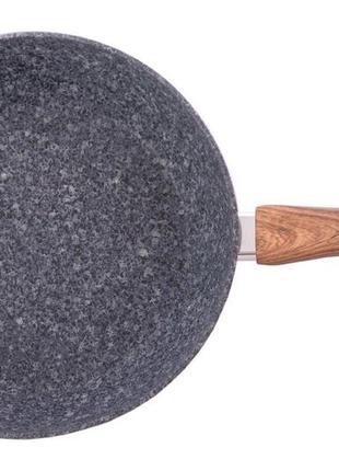 Сковорода антипригарная kamille - 280 мм granite глубокая