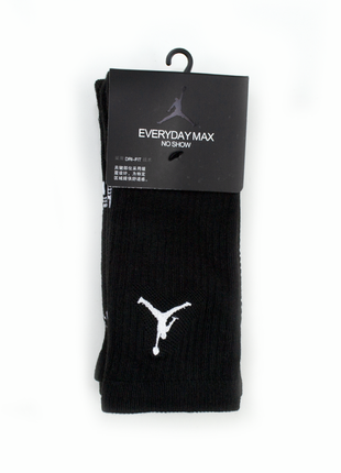 Высокие носки jordan m 38-42 черные