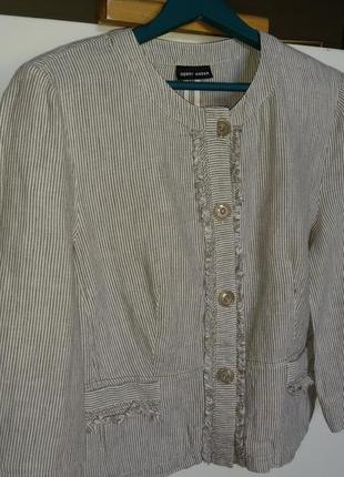 Современный летний пиджак бренда gerry weber размер 48-50