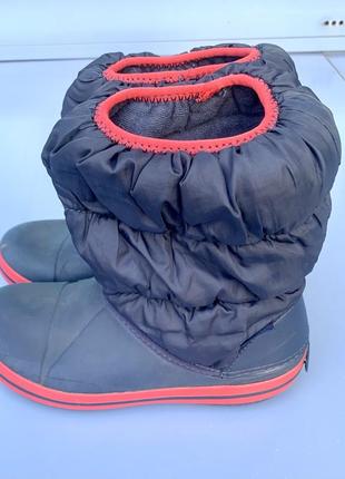 Зимові теплі сапоги чоботи crocks j3 торг#