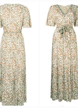 Длинное платье цветочный принт tramontana2 фото