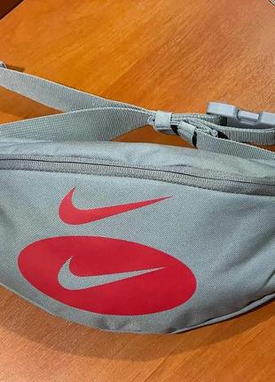 Nike heritage waist pack hybrid grx dq3433-073 сумка на пояс плечо бананка унисекс борсетка7 фото