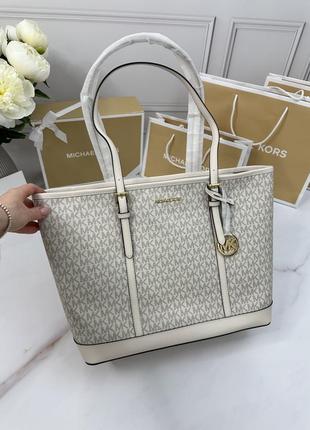 Сумка michael kors jet set travel large tote bag оригінал