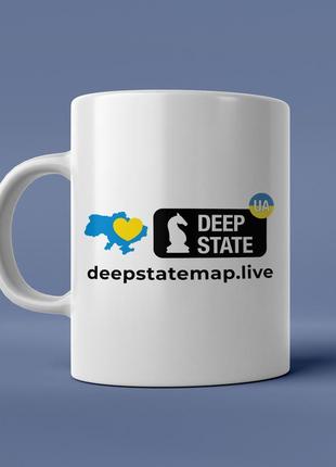 Чашка "логотип карты" от тм deepstate
