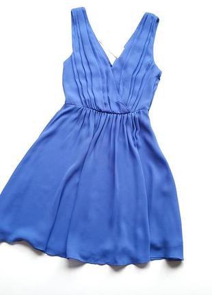 Платье сарафан синего цвета h&amp;m