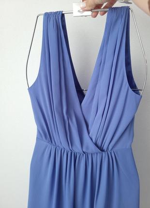 Платье сарафан синего цвета h&amp;m3 фото