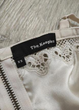 Шелковая майка топ the kooples из шелка xs5 фото