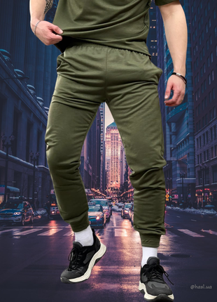 Чоловічі літні базові стильні брюки штани