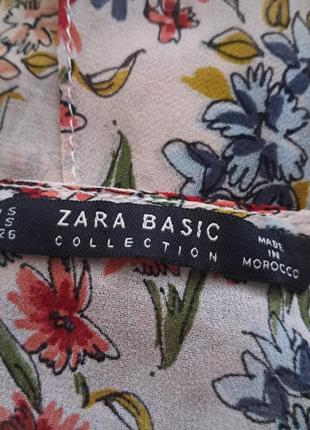 Платье в цветочек zara3 фото