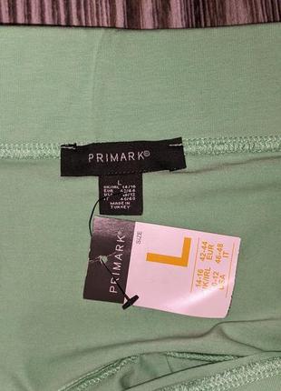 Мятная трикотажная юбка primark #14087 фото