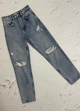 Джинси zara mom