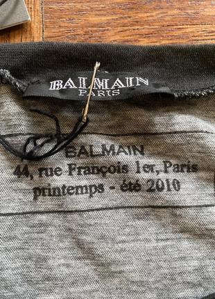 Футболка новая дизайнерская balmain paris 36 франция 🇫🇷2 фото