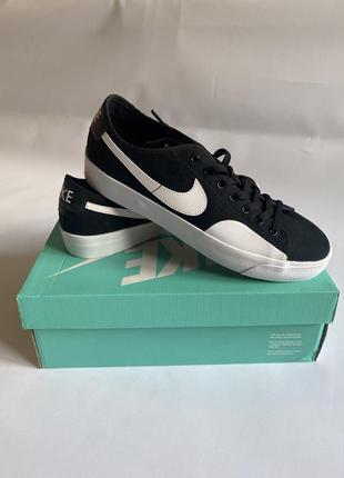 Нові кеди nike sb blazer court black оригінал3 фото