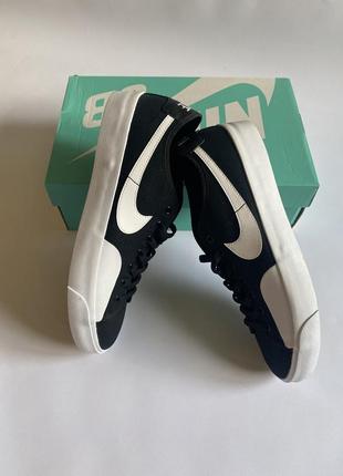 Нові кеди nike sb blazer court black оригінал7 фото