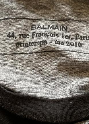 Футболка новая дизайнерская balmain paris 36 франция 🇫🇷7 фото