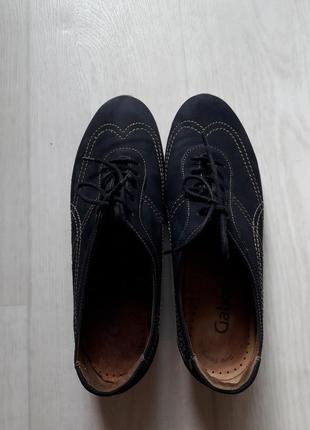 Кроссовки ботинки полуботинки на шнурках кожанные gabor 384 фото
