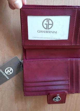 Кожаный кошелек leather wallet giani bernini