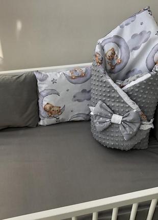 Комплект постільної білизни baby comfort малюк ведмедики4 фото