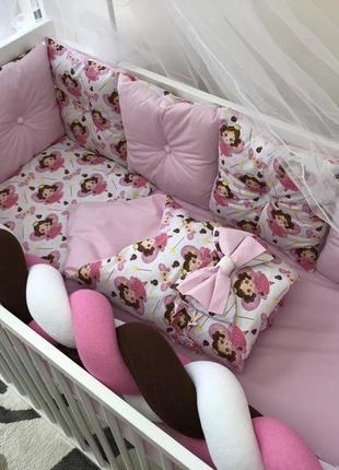 Комплект постельного белья baby comfort fluffy-3 феички  8 элементов ll2 фото