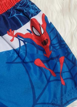 Баллоновые шорты плавки marvel 110/116 с сеточкой spiderman спайдермен человек паук4 фото