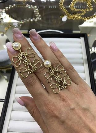 Серьги селин, позолота