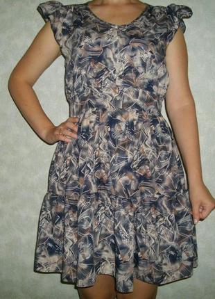 Платье мягенький легкий полиестер,р. m (46)