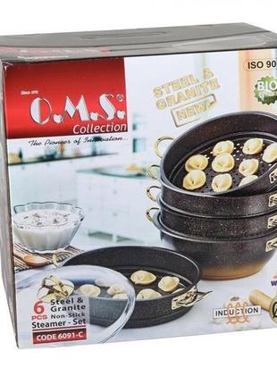 Мантоварка oms 6091c-30-6,4л-green