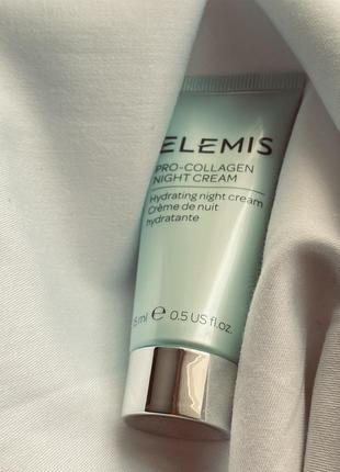 Elemis pro collagen night cream 15 мл ночной крем для лица3 фото