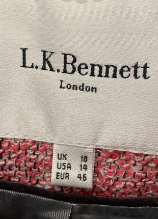 Твидовый пиджак жакет блейзер l.k.bennett london3 фото