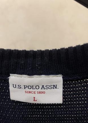 Свитер джемпер us polo assn мужской бордовый2 фото