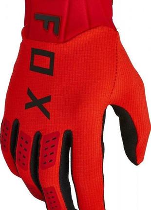 Перчатки fox flexair glove (flo red), m (9), m1 фото