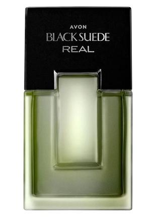 Туалетная вода avon black suede real для него, 75 мл.